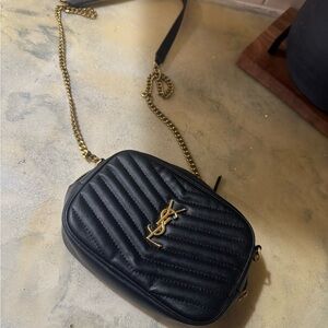 Black Quilted Crossbody Bag